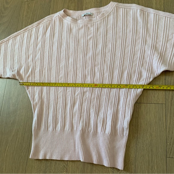 Boat Neck Batwing Wool Blend Sweater, S - Picture 9 of 16